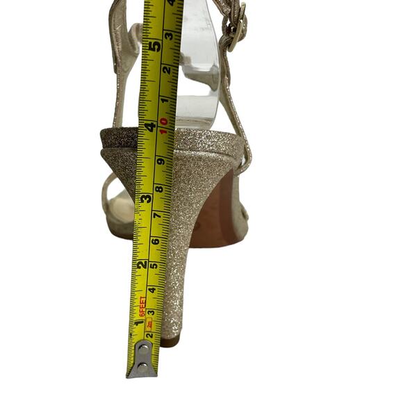 MICHAEL KORS women's ARDEN T STRAP SANDALS high heels Size 8 - Picture 8 of 8